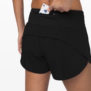 Speed up shorts 4" lululemon